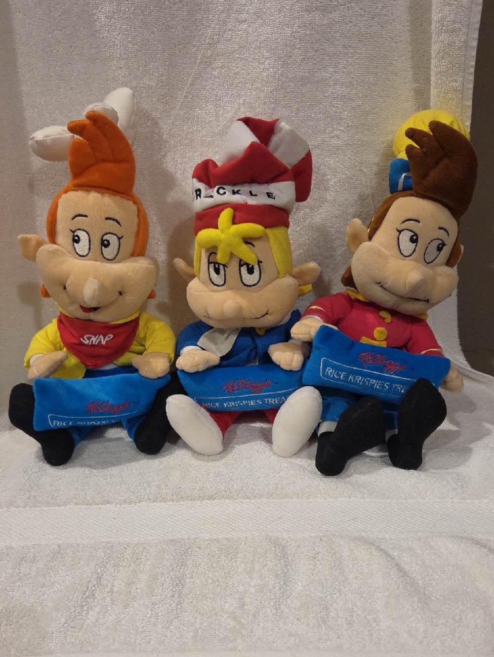 SNAP, CRACKLE AND POP VINTAGE PLUSHIES